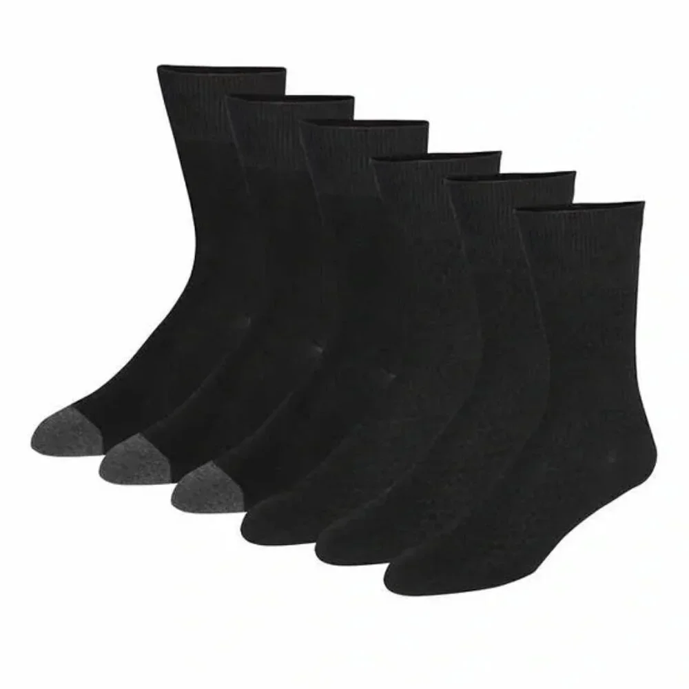 NWT - 6-pair Black Cole Haan Men's Dress Sock Fits Men's shoe size 7-12